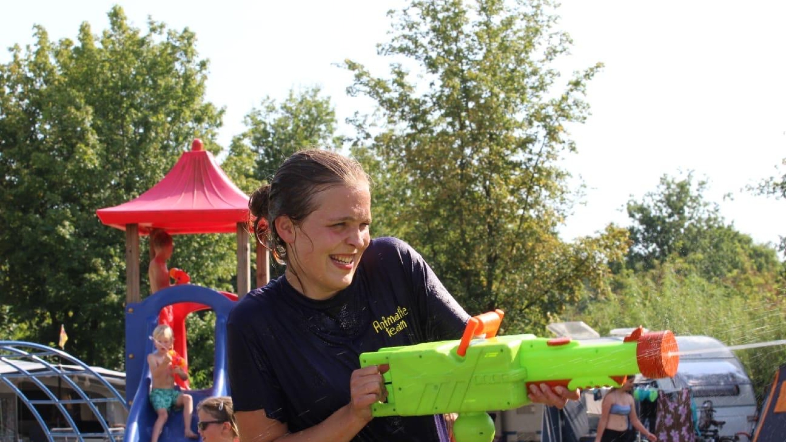 Zomers watergevecht entertainer